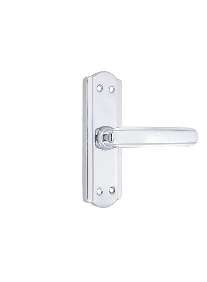 ONMAX 5 Inch Mortise Door Handle Lock Set CP Finish with 65mm Latch, Modern Chrome Door Lock for Kitchen, Bathroom and Storeroom - Image 2